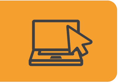 Imagem: Ilustração. Um cursor sobre a tela de um notebook. Fim da imagem.