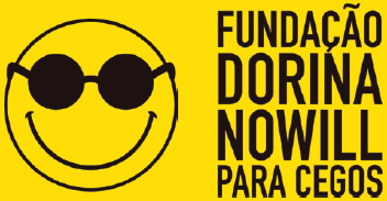 Imagem: Logotipo da FUNDAÇÃO DORINA NOWILL PARA CEGOS. Fim da imagem.