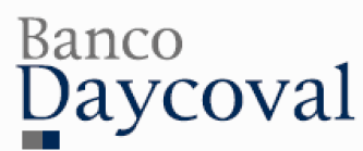 image: Banco Daycoval logo consisting of the name in gray and blue letters and, in the lower left corner, the illustration of a small gray and blue rectangle. end of image.