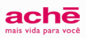 image: Logo of ache composed of the name in pink lowercase letters and, below, the phrase “more life for you.” end of image.