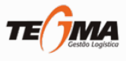 image: Tegma logo composed of the name in black capital letters, with the letter G in orange; below, the phrase “Logistics Management.” end of image.