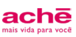 image: Ache logo consisting of the name in pink lowercase letters and, below it, the phrase “more life for you.” end of image.