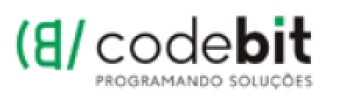 image: The CodeBit logo consists of the name in lowercase black letters; below, the phrase (Programming Solutions). On the left, a programming symbol composed of a parenthesis, the letter B backwards, and a green slash. end of image.