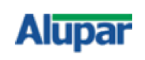 image: Alupar logo consisting of the name in blue letters with a green bar at the top. end of image.