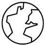 image: Icon. The globe. end of image.