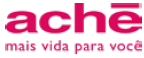 Imagem: Logotipo da ache composto pelo nome em letras minúsculas rosas e, abaixo, a frase “mais vida para você”. Fim da imagem.