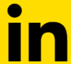 Logotipo do Linkedin composto pela sigla in minúscula.