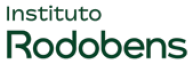 Imagem: Logotipo do Instituto Rodobens composto pelo nome em letras verdes. Fim da imagem.