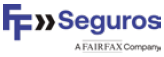Imagem: Logotipo da éFi-éFi Seguros composto pelo nome em letras azuis, entre as palavras há a ilustração de dois símbolos de maior que em preto. À direita, na parte inferior, o texto “A FAIRFAX Company”. Fim da imagem.