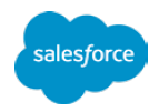 Imagem: Logotipo da salesforce composto pelo nome em letras minúsculas brancas dentro de uma nuvem azul. Fim da imagem.